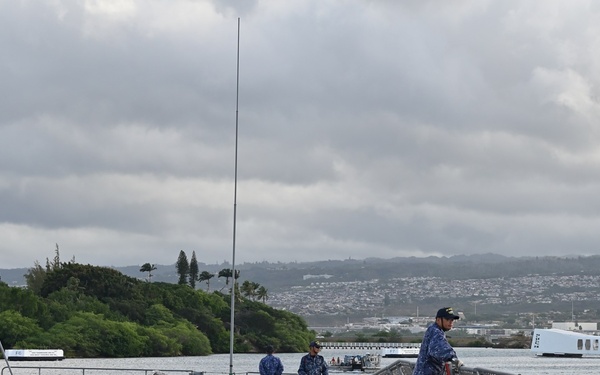 JS KONGO departs Pearl Harbor for sea phase of RIMPAC 2026