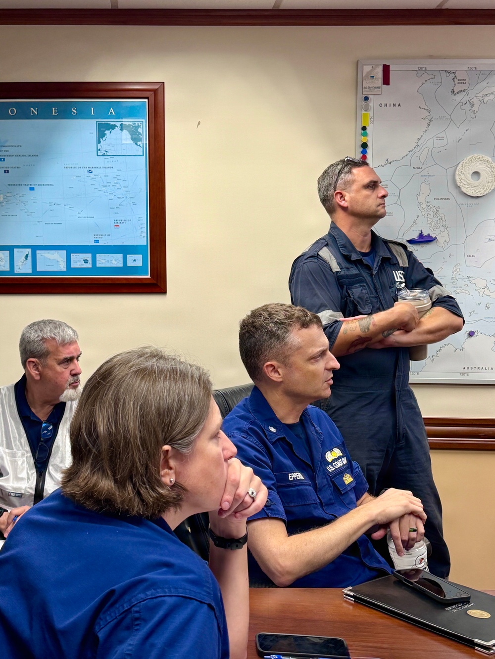 U.S. Coast Guard IMT continues operations planning for Guam and CNMI port recovery from Super Typhoon Bavi