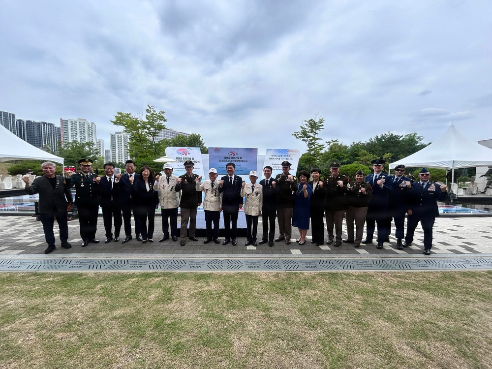 35th ADA Brigade Commemorates Task Force Smith at Osan Jukmiryeong Peace Park