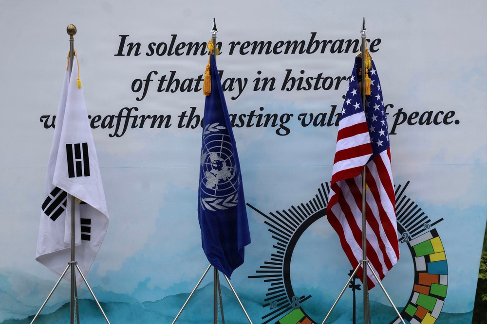 35th ADA Brigade Commemorates Task Force Smith at Osan Jukmiryeong Peace Park