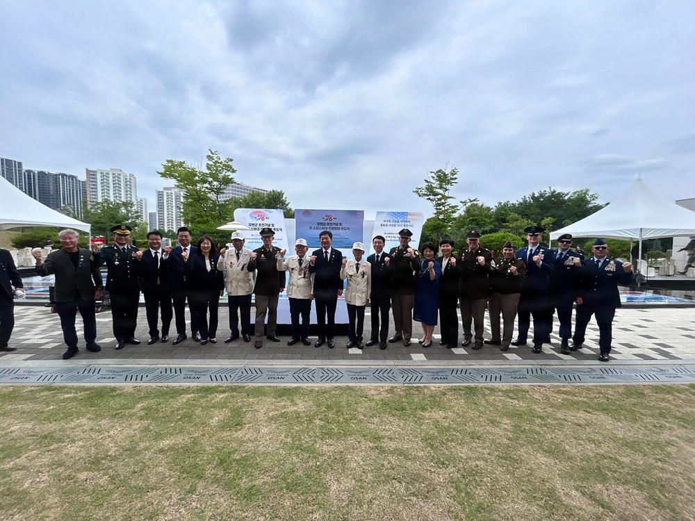 35th ADA Brigade Commemorates Task Force Smith at Osan Jukmiryeong Peace Park