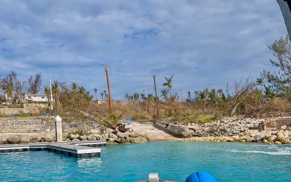 USCGC Myrtle Hazard conducts assessments in Rota for port recovery from Super Typhoon Bavi