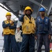 USS Mustin conducts a replenishment-at-sea with USNS Carl Brashear