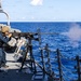 USS Mustin conducts a “killer tomato” inflatable surface target live-fire exercise