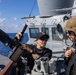 USS Mustin conducts a “killer tomato” inflatable surface target live-fire exercise