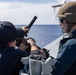 USS Mustin conducts a “killer tomato” inflatable surface target live-fire exercise