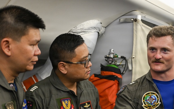 U.S. Navy P-8 Pilot Gives Tour