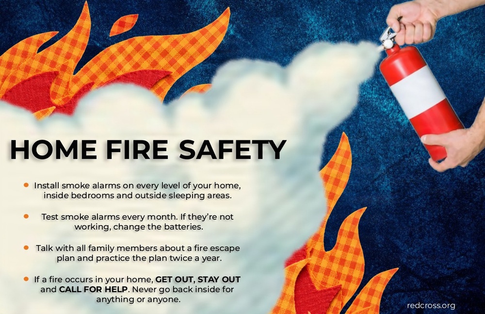 Home Fire Safety Graphic