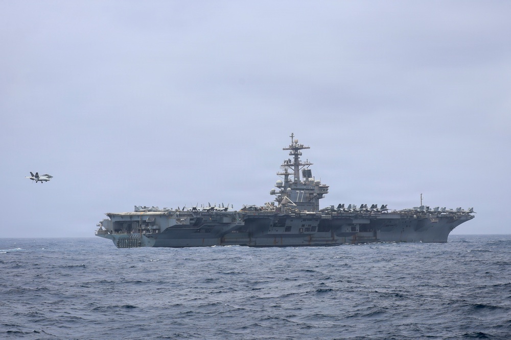 USS George H.W. Bush Operates in the Arabian Sea