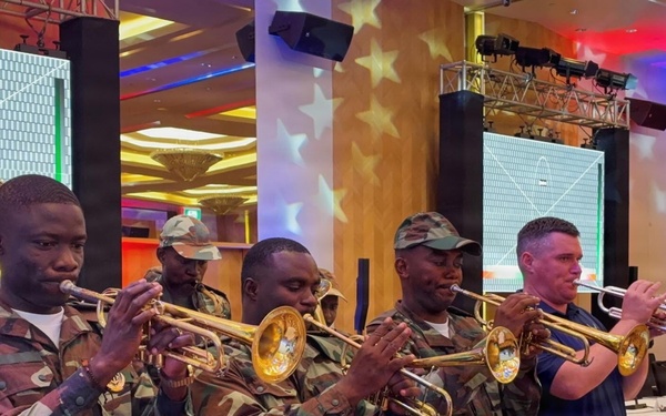 United States Air Force and Marinha de Guerra Angolana bands perform at ACHOD 2026