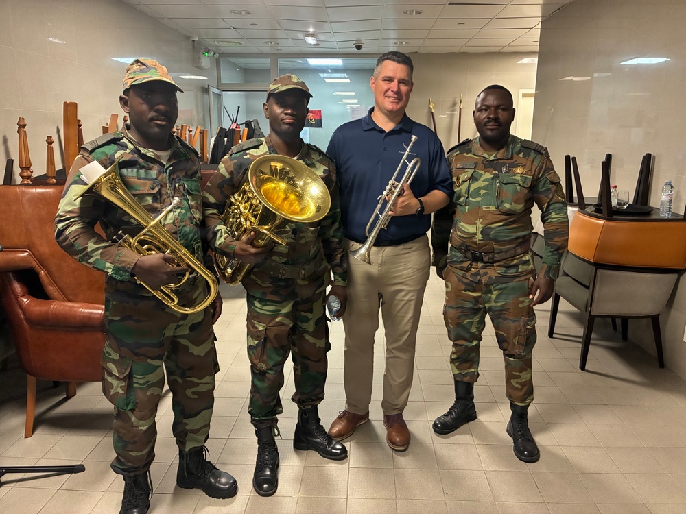 United States Air Force and Marinha de Guerra Angolana bands perform at ACHOD 2026