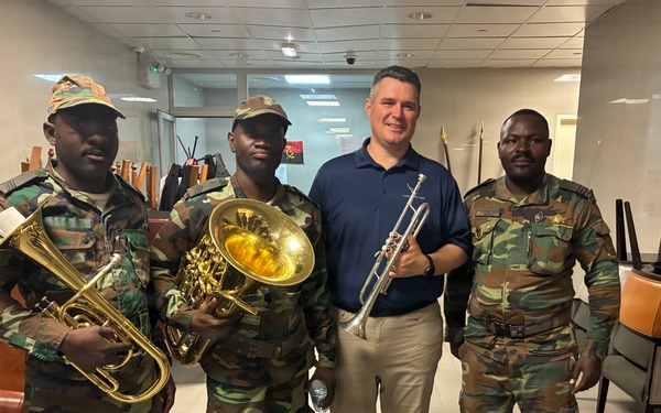 United States Air Force and Marinha de Guerra Angolana bands perform at ACHOD 2026