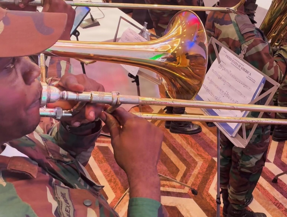 United States Air Force and Marinha de Guerra Angolana bands perform at ACHOD 2026