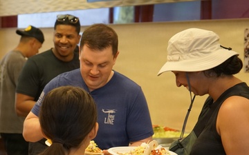 USAG Wiesbaden RSO serves weekly home-cooked meals to newcomers at Army Lodge