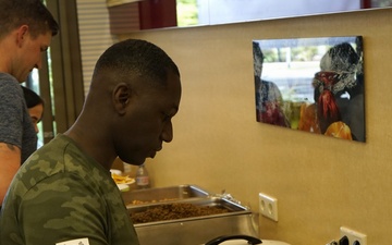 Wiesbaden RSO serves weekly home-cooked meals to newcomers at Army Lodge
