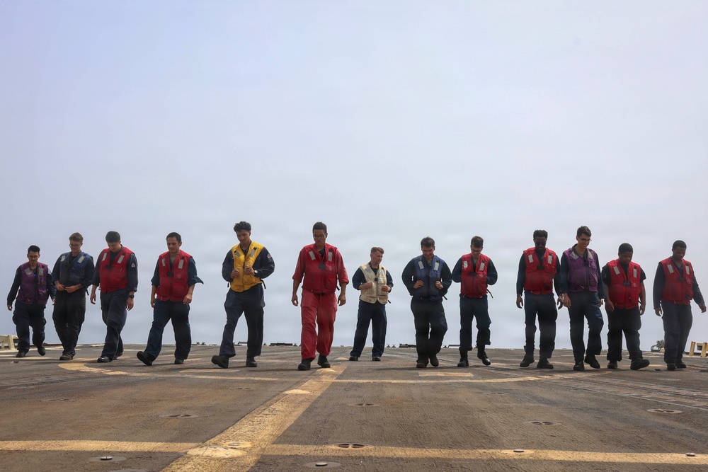 Delbert D. Black Conducts Flight Operations