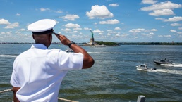 USS Arlington (LPD 24) Departs INR 250