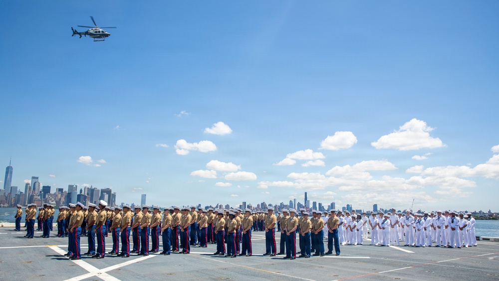 USS Arlington (LPD 24) Departs INR 250