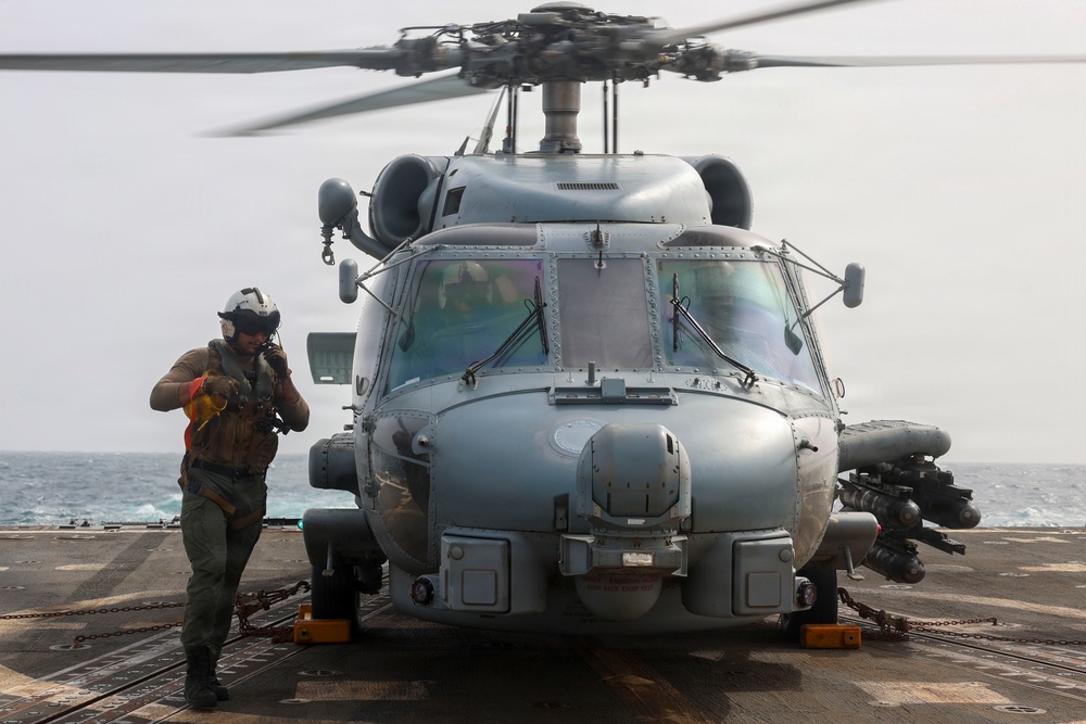 Delbert D. Black Conducts Flight Operations