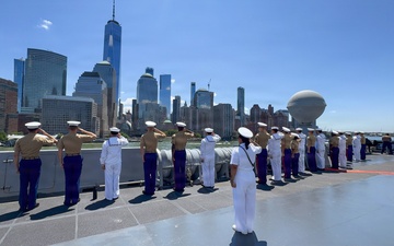 USS Arlington (LPD 24) Departs INR 250