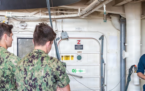 Sea Cadets Participate in Anti-Terrorism Training aboard USS Arlington (LPD 24)