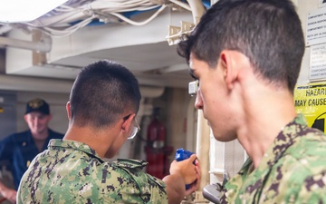 Sea Cadets Participate in Anti-Terrorism Training aboard USS Arlington (LPD 24)