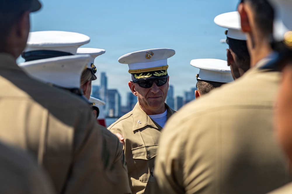 USS Arlington (LPD 24) Departs INR 250