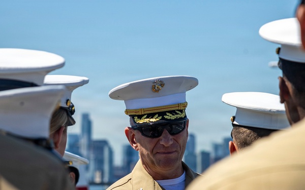 USS Arlington (LPD 24) Departs INR 250