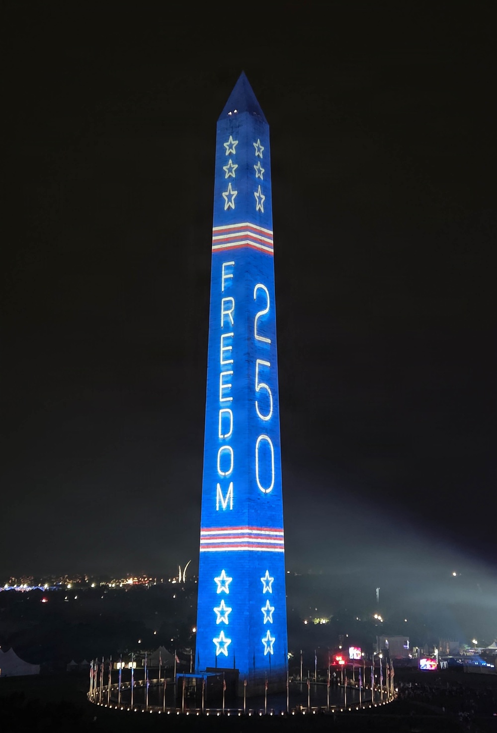 Beaming Through 250 Years: A Monumental Independence Day