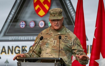 377th TSC holds change of command ceremony