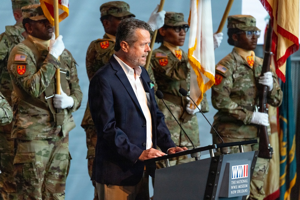 377th TSC holds change of command ceremony