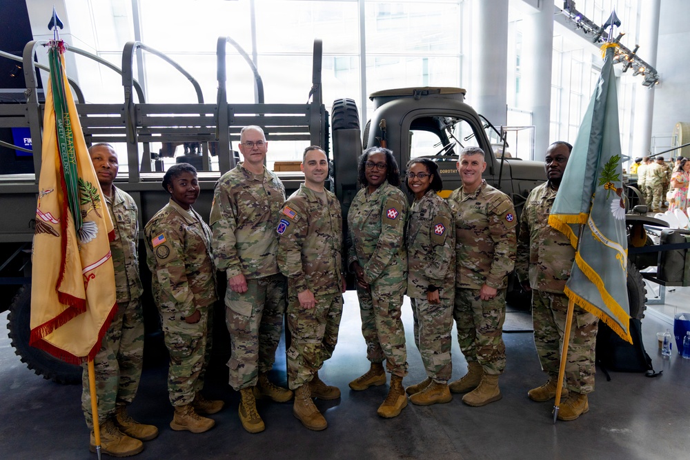 377th TSC holds change of command ceremony