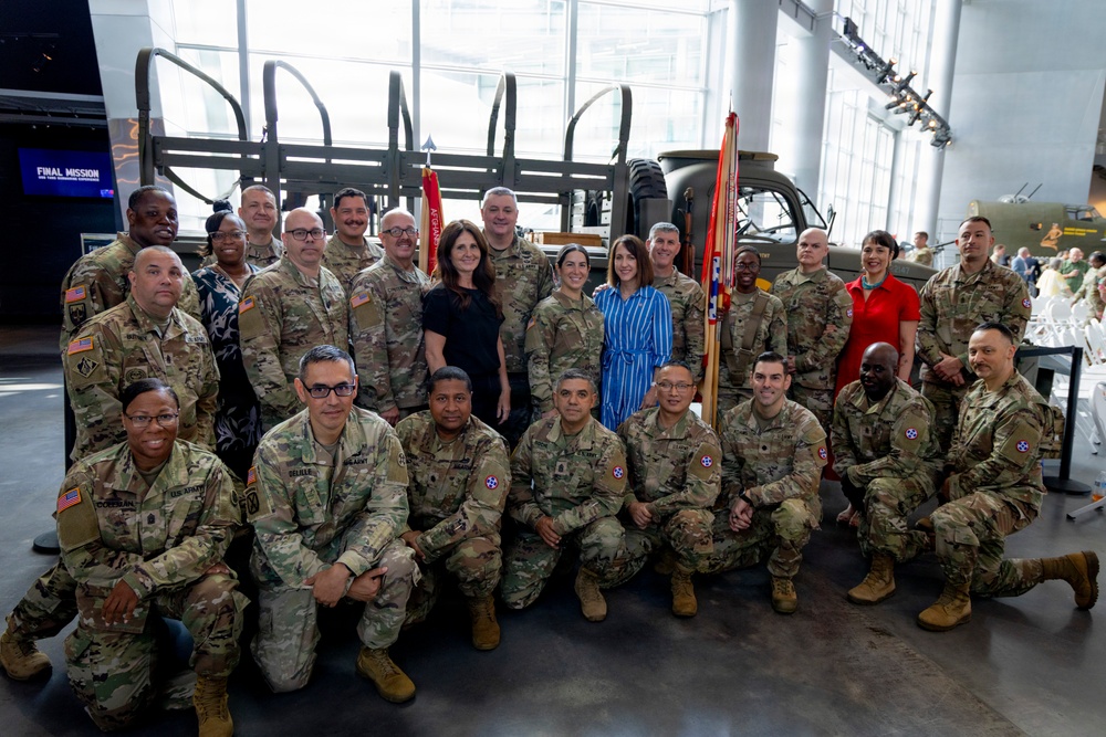 377th TSC holds change of command ceremony