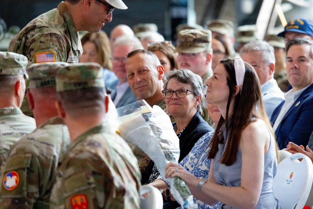 377th TSC holds change of command ceremony