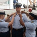 U.S. Coast Guard Cutter Eagle hosts advancement ceremony