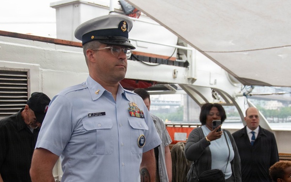 U.S. Coast Guard Cutter Eagle hosts advancement ceremony