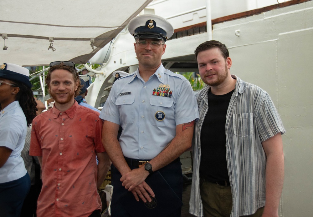 U.S. Coast Guard Cutter Eagle hosts advancement ceremony