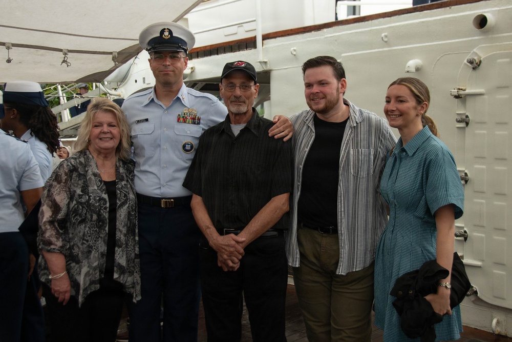 U.S. Coast Guard Cutter Eagle hosts advancement ceremony