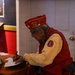 8th Marine Corps District Pipehitters visit Navajo Code Talkers Museum