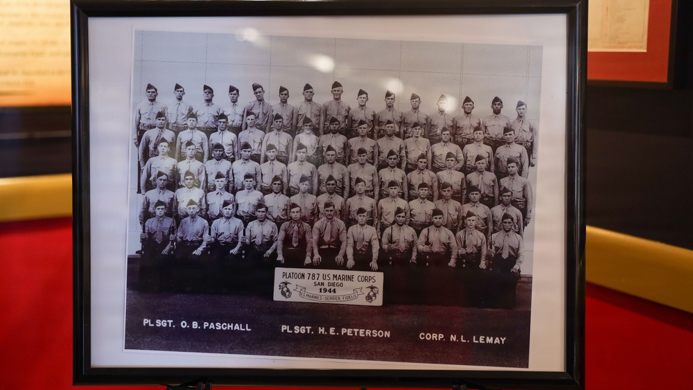 8th Marine Corps District Pipehitters visit Navajo Code Talkers Museum