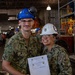 USS John C. Stennis (CVN 74) Recognizes ABE2 Courser