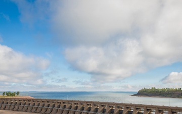 Spillway flow test conducted for Garrison Dam Safety Modification Project