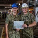 USS John C. Stennis (CVN 74) Recognizes ABE2 Courser