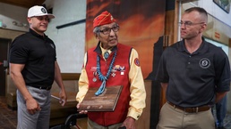 8th Marine Corps District Pipehitters visit Navajo Code Talkers Museum