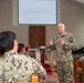 Commander of NECC holds All Hands Call onboard Naval Station Rota