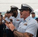 U.S. Coast Guard Cutter Eagle hosts advancement ceremony