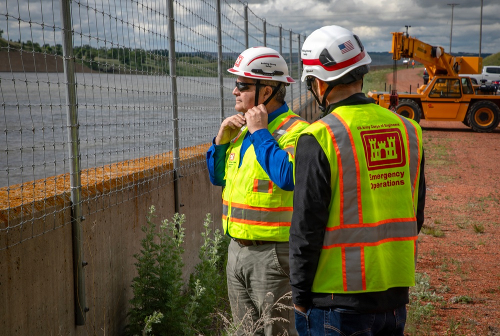 First-ever functional flow test conducted at Garrison Dam spillway