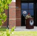 Help me with captions. Good ways to say "Salute the flag during the national anthem in a change of command ceremony)