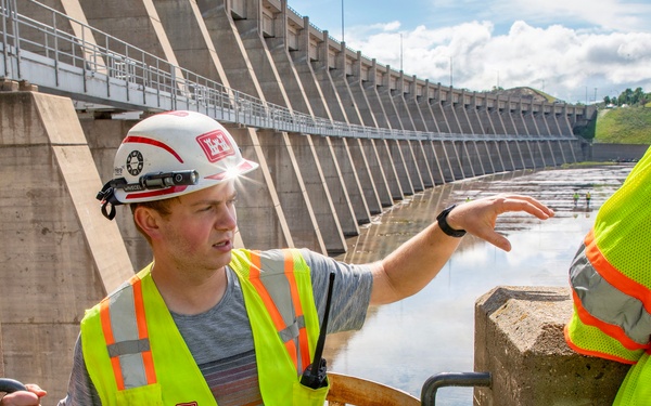 First-ever functional flow test conducted at Garrison Dam spillway