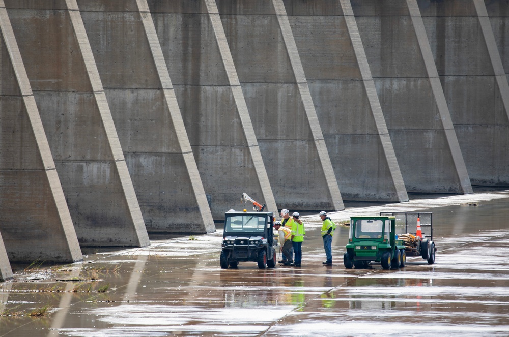 First-ever functional flow test conducted at Garrison Dam spillway